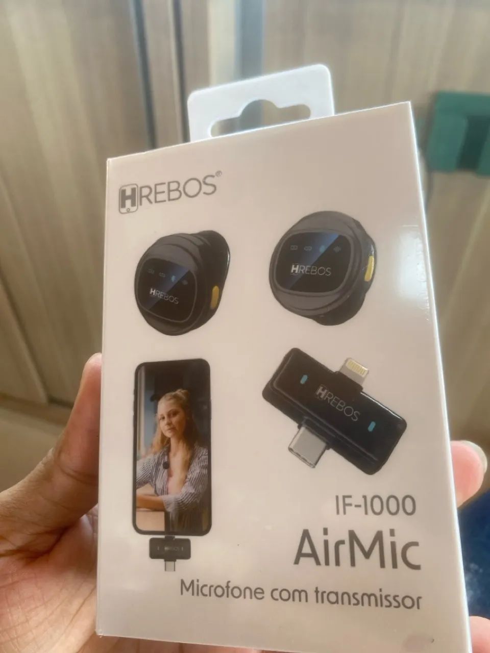 Microfone lapela 