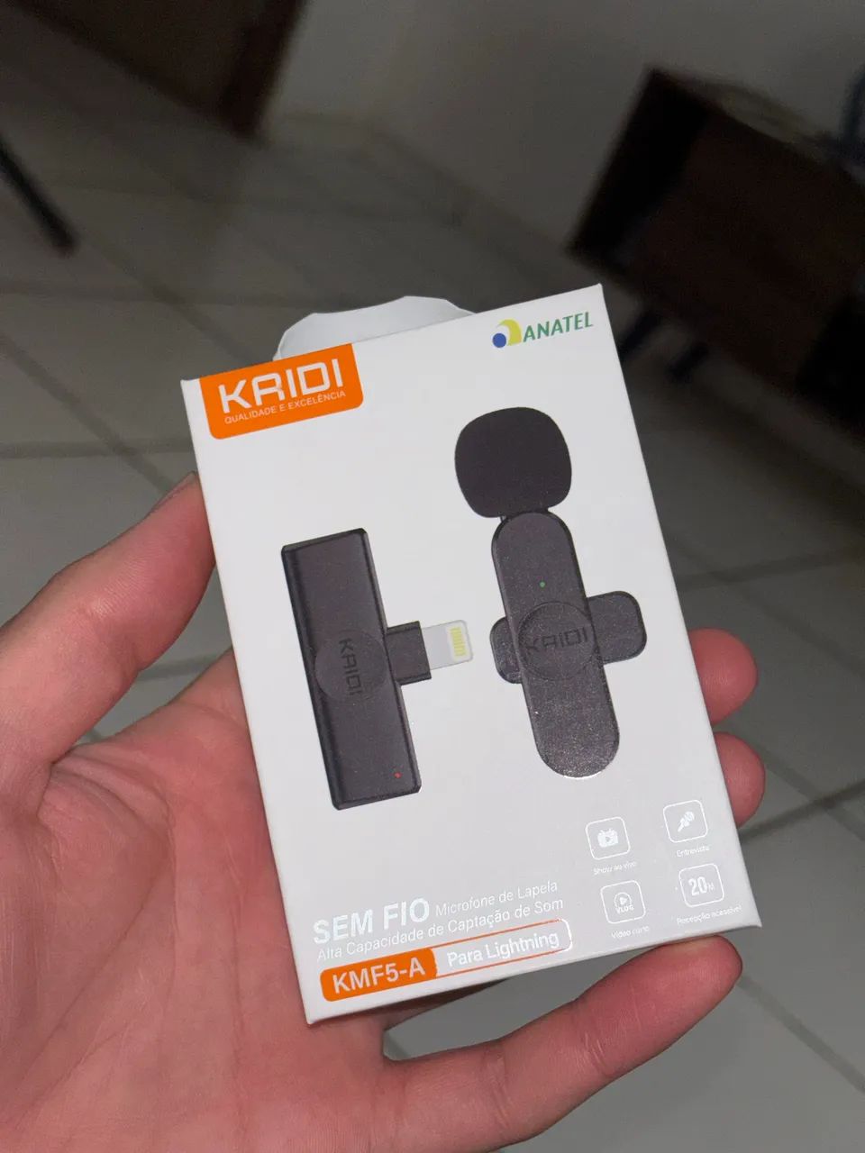 Microfone lapela