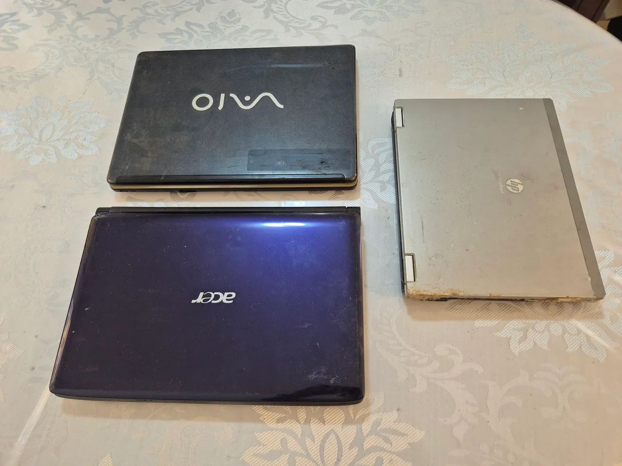 Lote 3 notebooks com defeito HP Acer Vaio