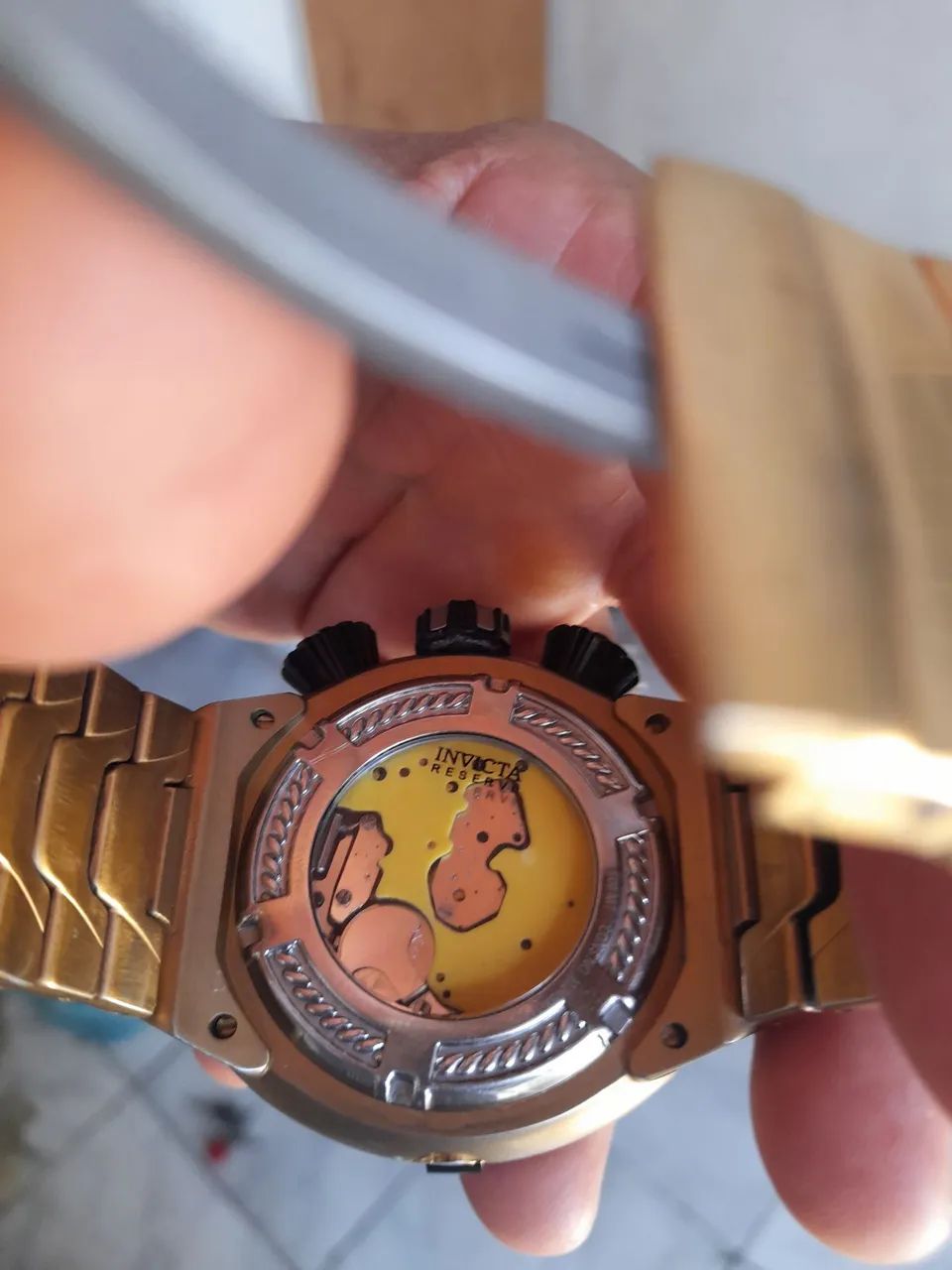 Vendo um relógio Invicto cronógrafo funcionando perfeitamente  - Foto 4