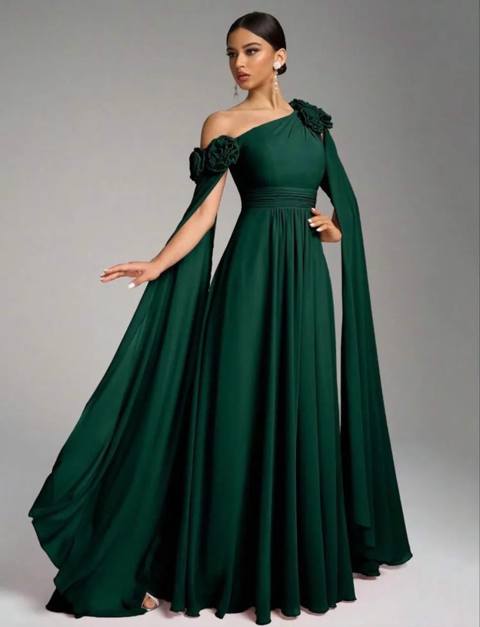 Vestido de festa verde - impecável  - Foto 3