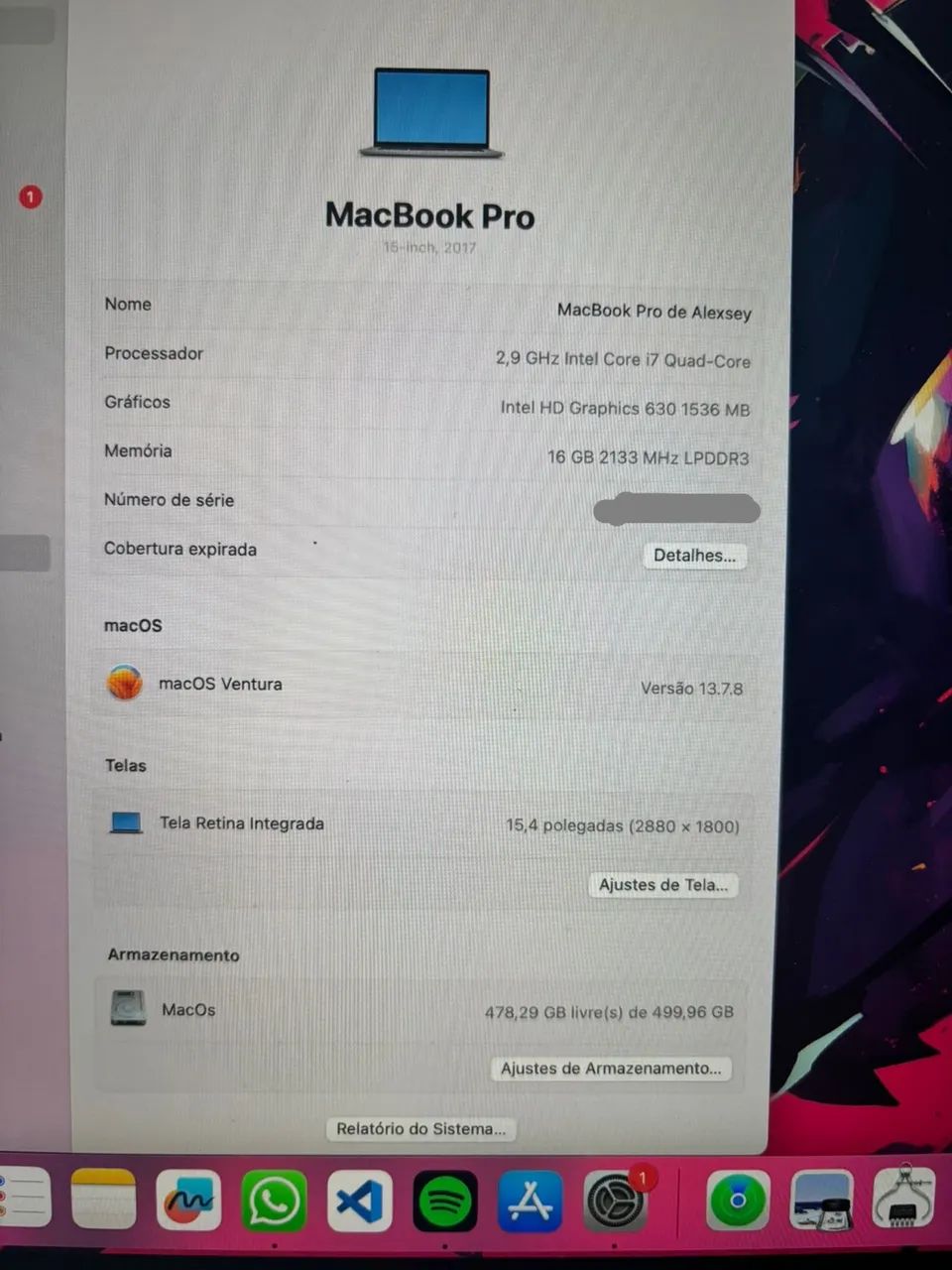 MacBook Pro 15? 2016  I7 - Foto 4