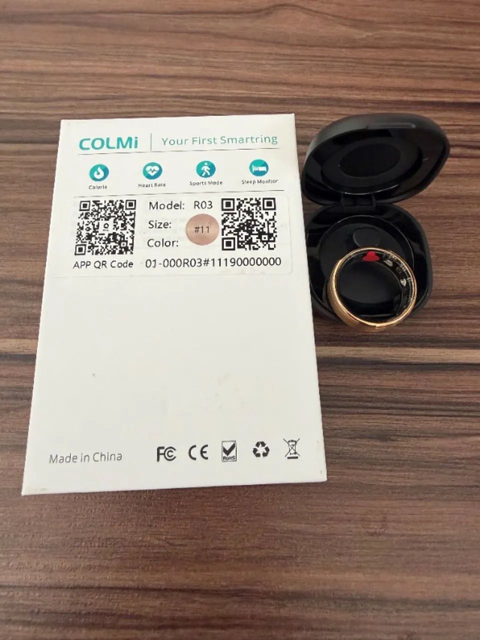 Smart Ring Colmi R03 Dourado - Foto 2