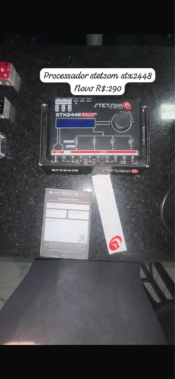 Processador stetsom stx2448 novo 