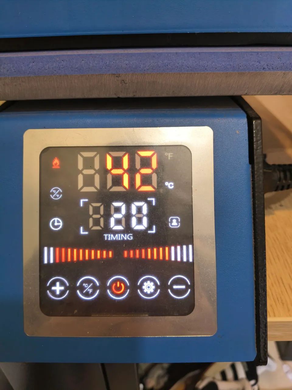 Prensa Plana 38x38cm Touch Screen Premium LIVE - 110V - Foto 5