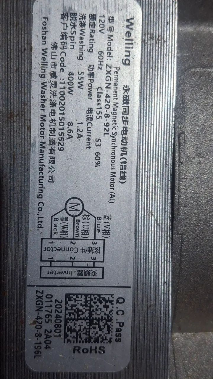 Motor lava e seca midea - Foto 2