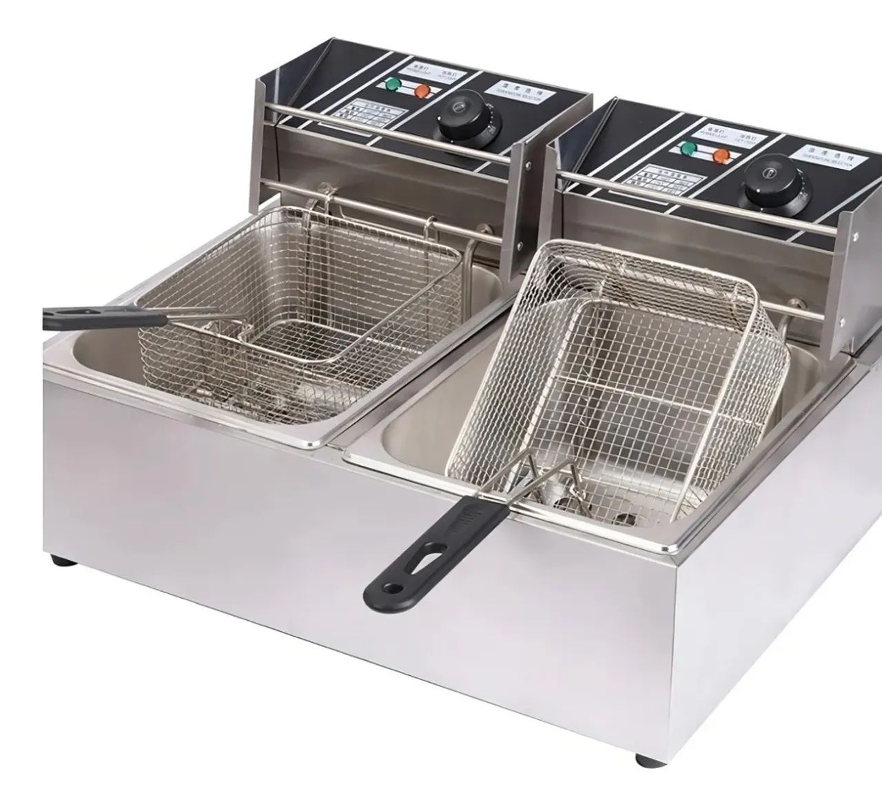 Fritadeira elétrica 12L aço inox fast máquinas ZL  - Foto 4