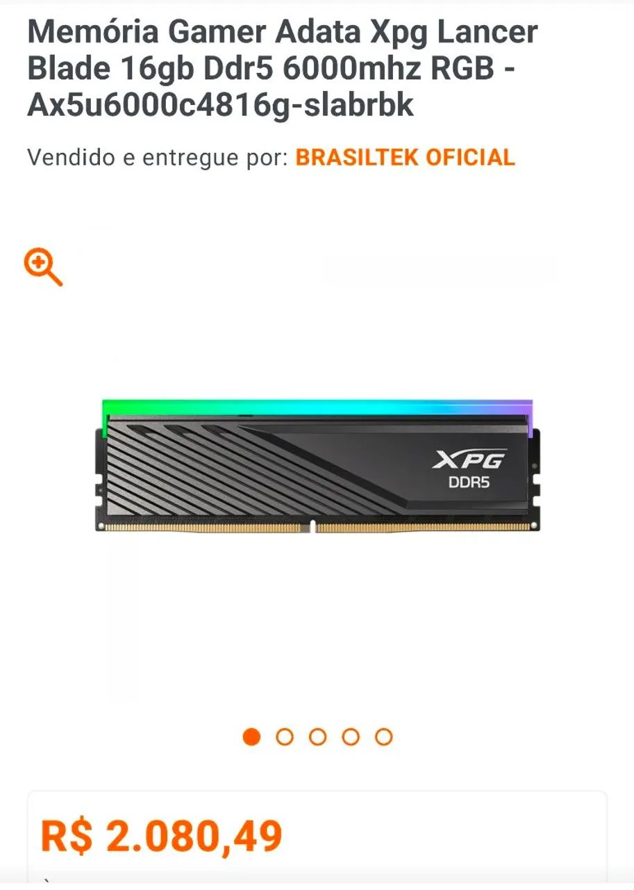 Memoria Ram DDR5 Cl48 6000mhz Nova (Castanhal)  - Foto 2