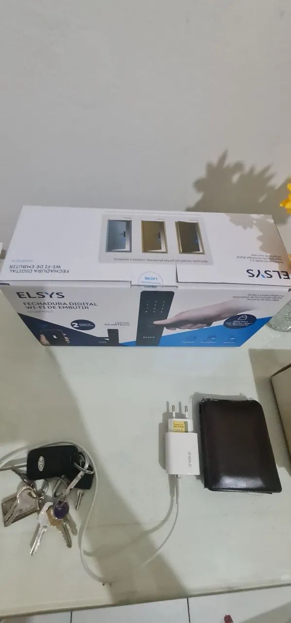 Fechadura Digital wi-fi nova, com leitor Biométrico  - Foto 2