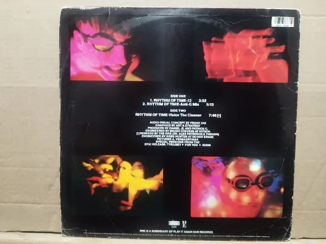 LP Front 242 - Rhythm Of Time (12' Importado)  - Foto 2