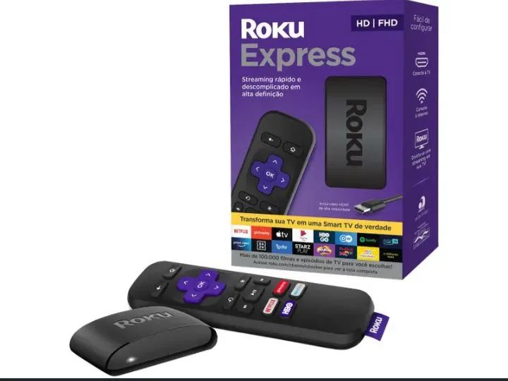 Roku Express e controle