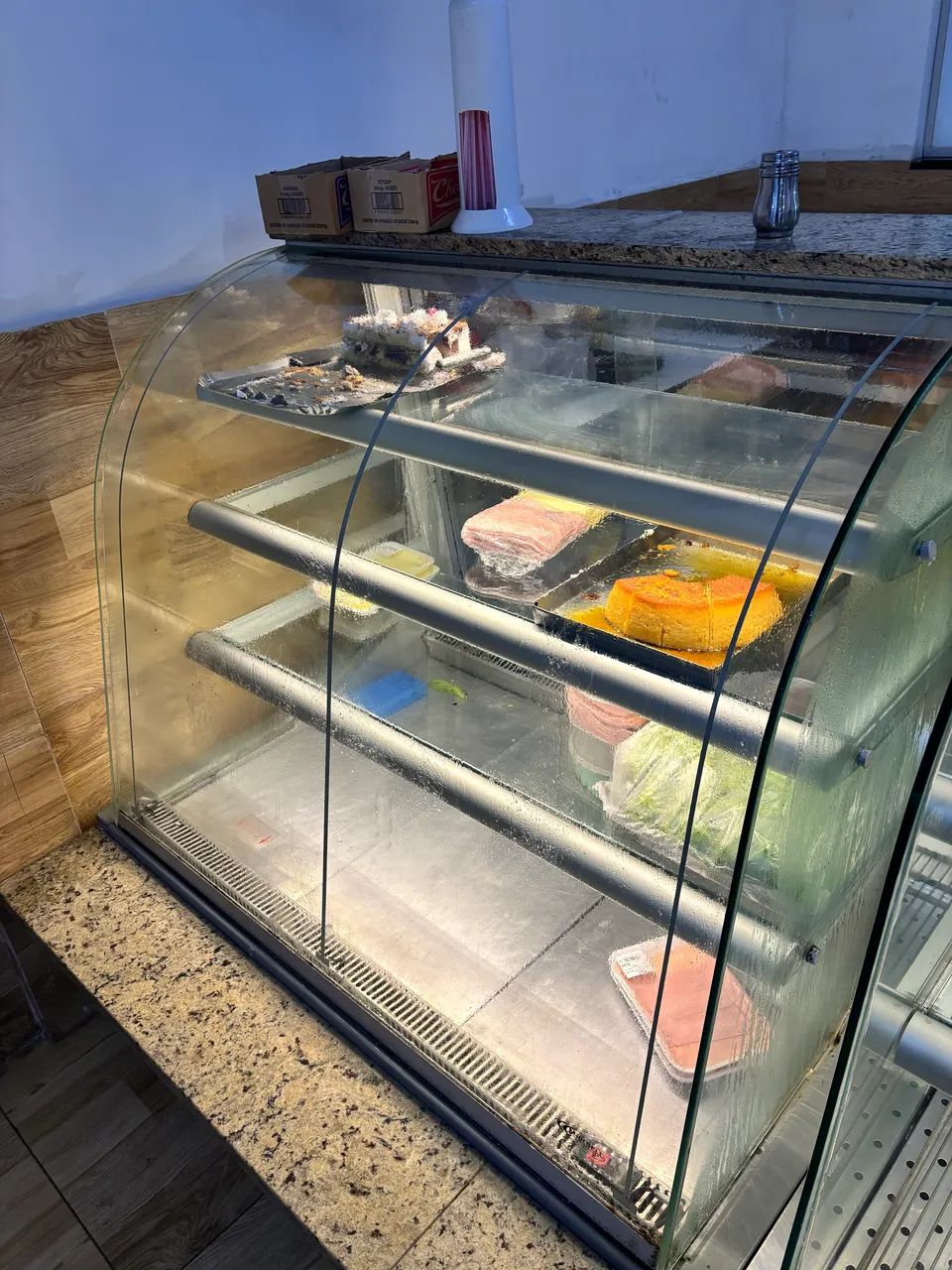 Vitrine padaria 