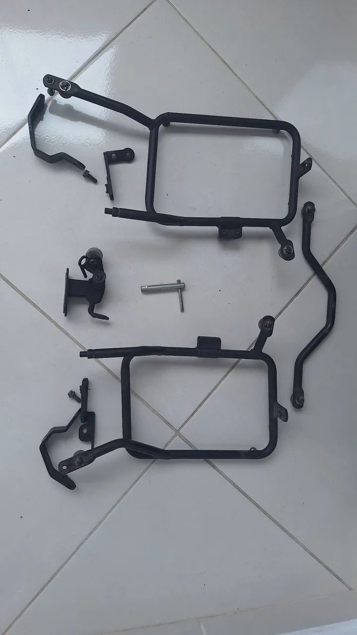 Suporte de baú lateral GIVI modelo PLR 4105, para moto Kawasaki versys 1000 até 2015