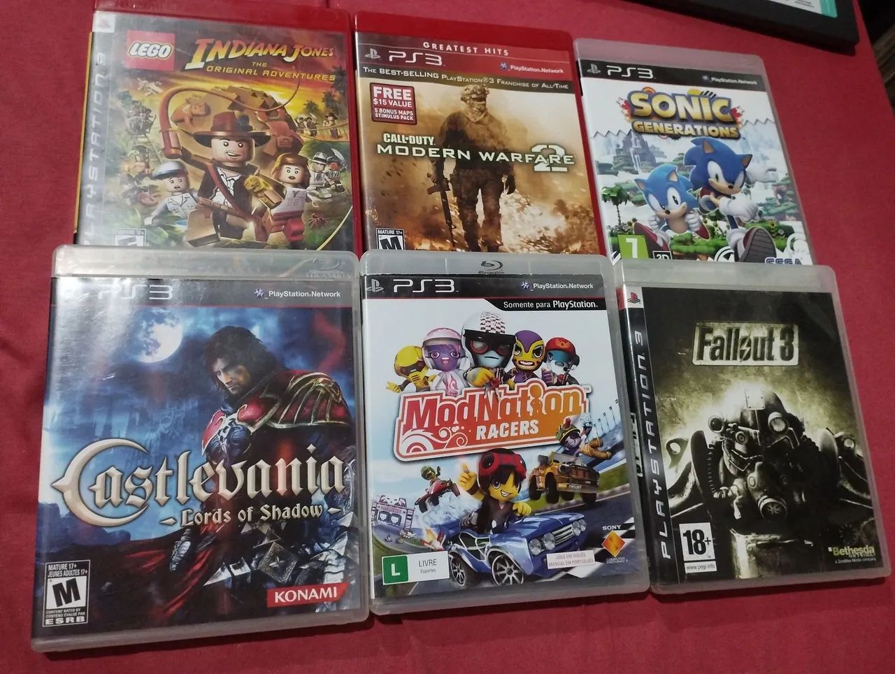 Jogos PS3 (lote com 6 jogos).