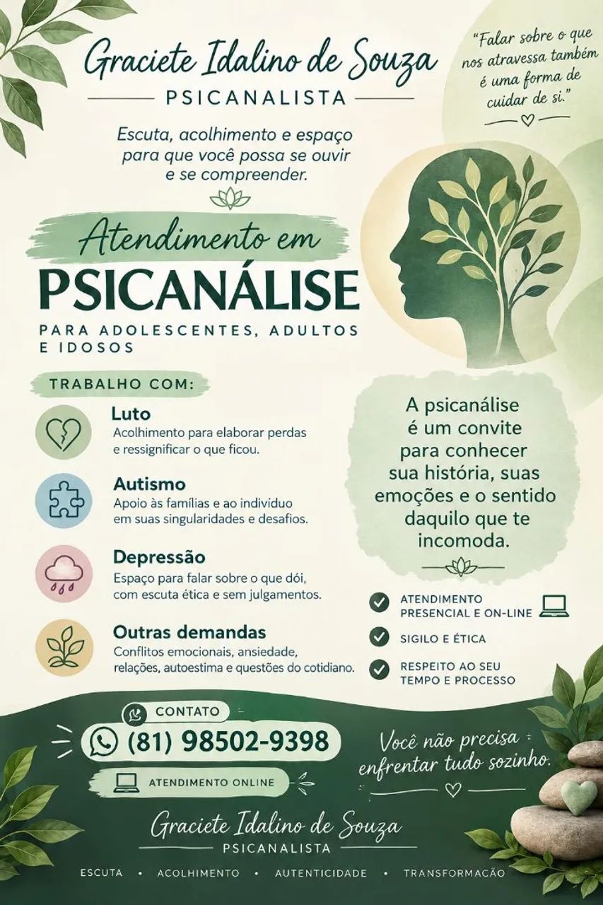 Cuidado com a sua mental