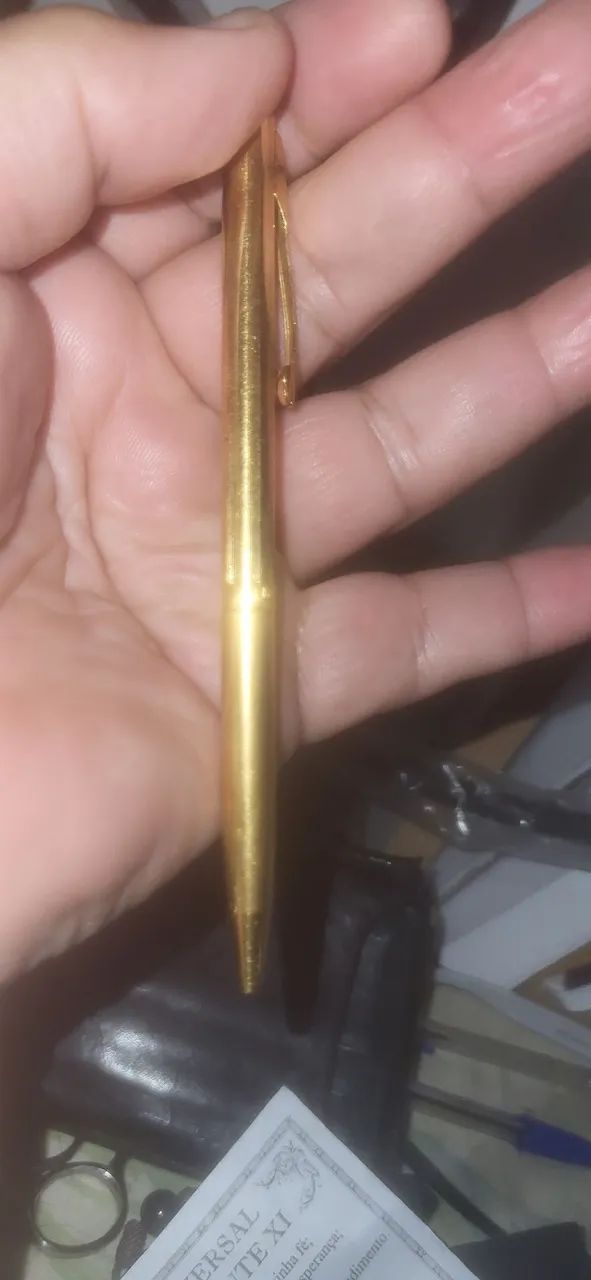 Caneta AW Farber banhada a ouro  - Foto 3