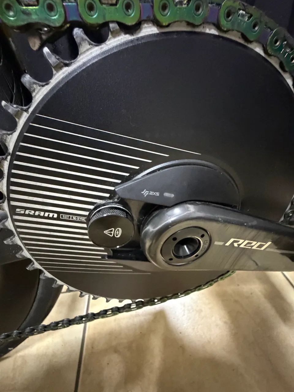 Coroa Sram Red 50T com potência - Foto 3