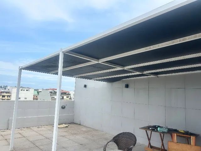 Toldo cobertura base em alumínio  - Foto 2