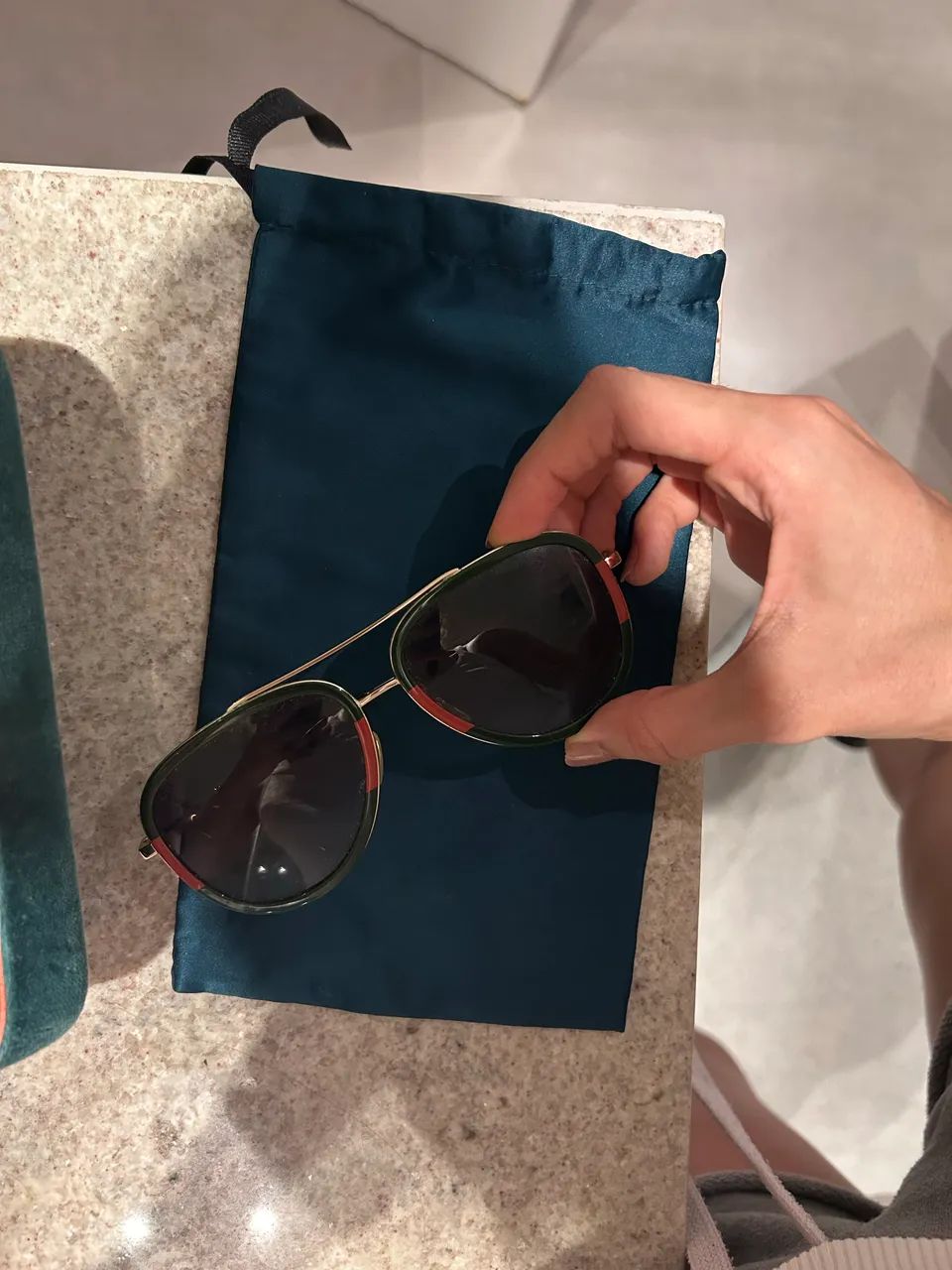 Óculos de sol da Gucci 