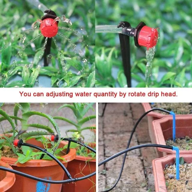 Sistema de Irrigação Automatizado com Timer para Plantas Hortas Jardins kit Completo - Foto 2