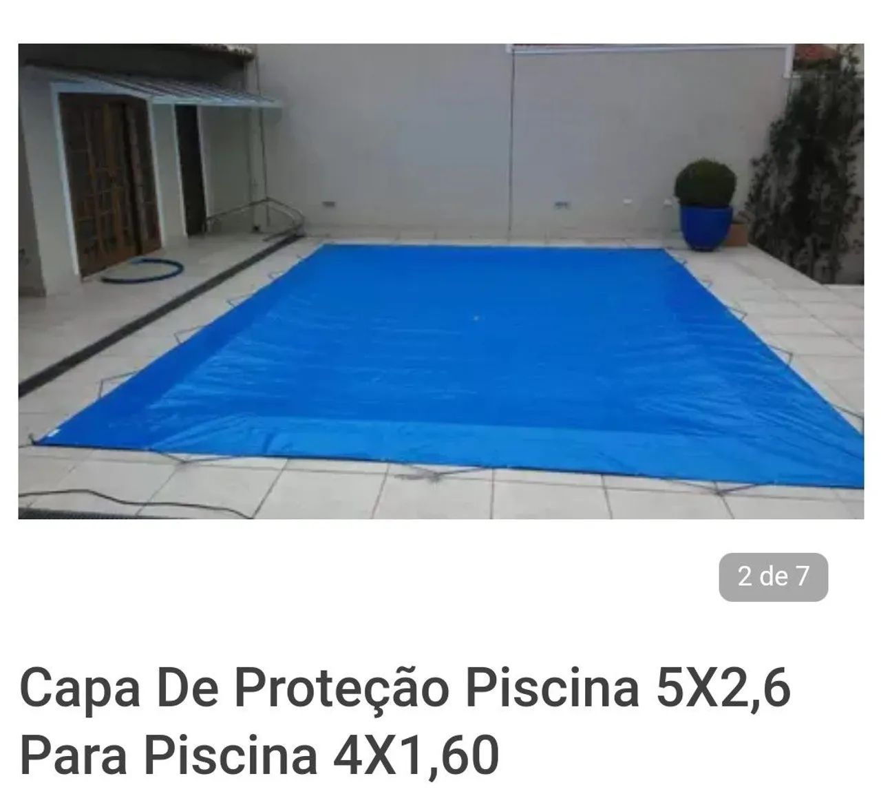 Capa de proteção para piscina. - Foto 3