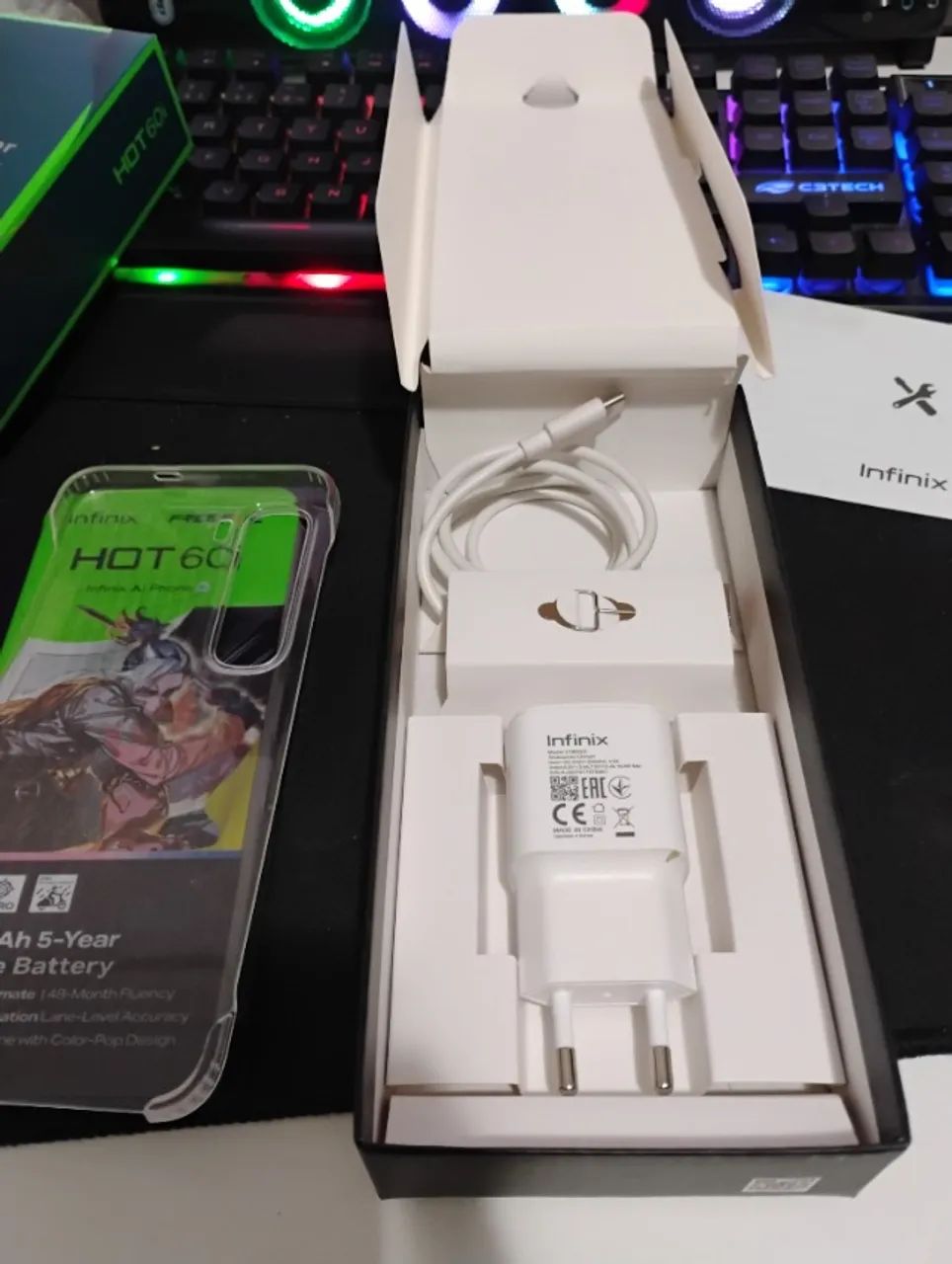 CELULAR  INFINIX HOT 60I 256GB - Foto 4