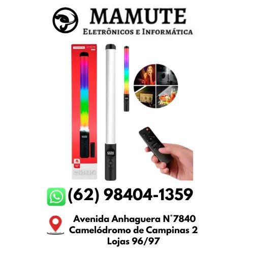 Bastão De Luz Led De Preenchimento Rgb Controle Remoto 