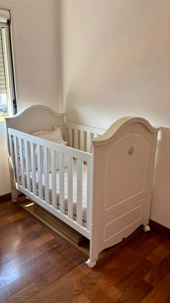 Berço estilo provençal branco  - Foto 5