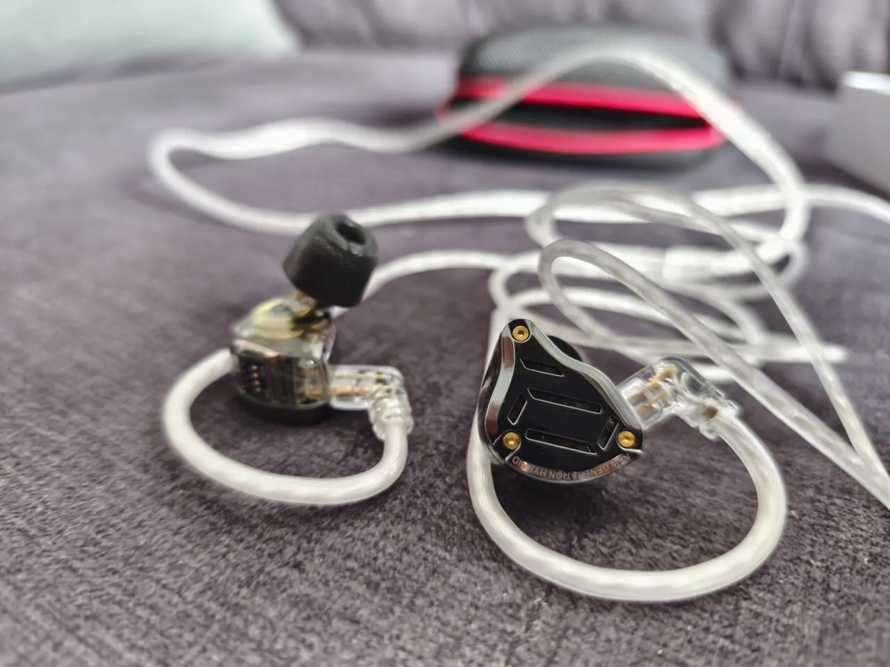 Fone Kz Zs10 pró 2 com case - Zerado - Foto 3