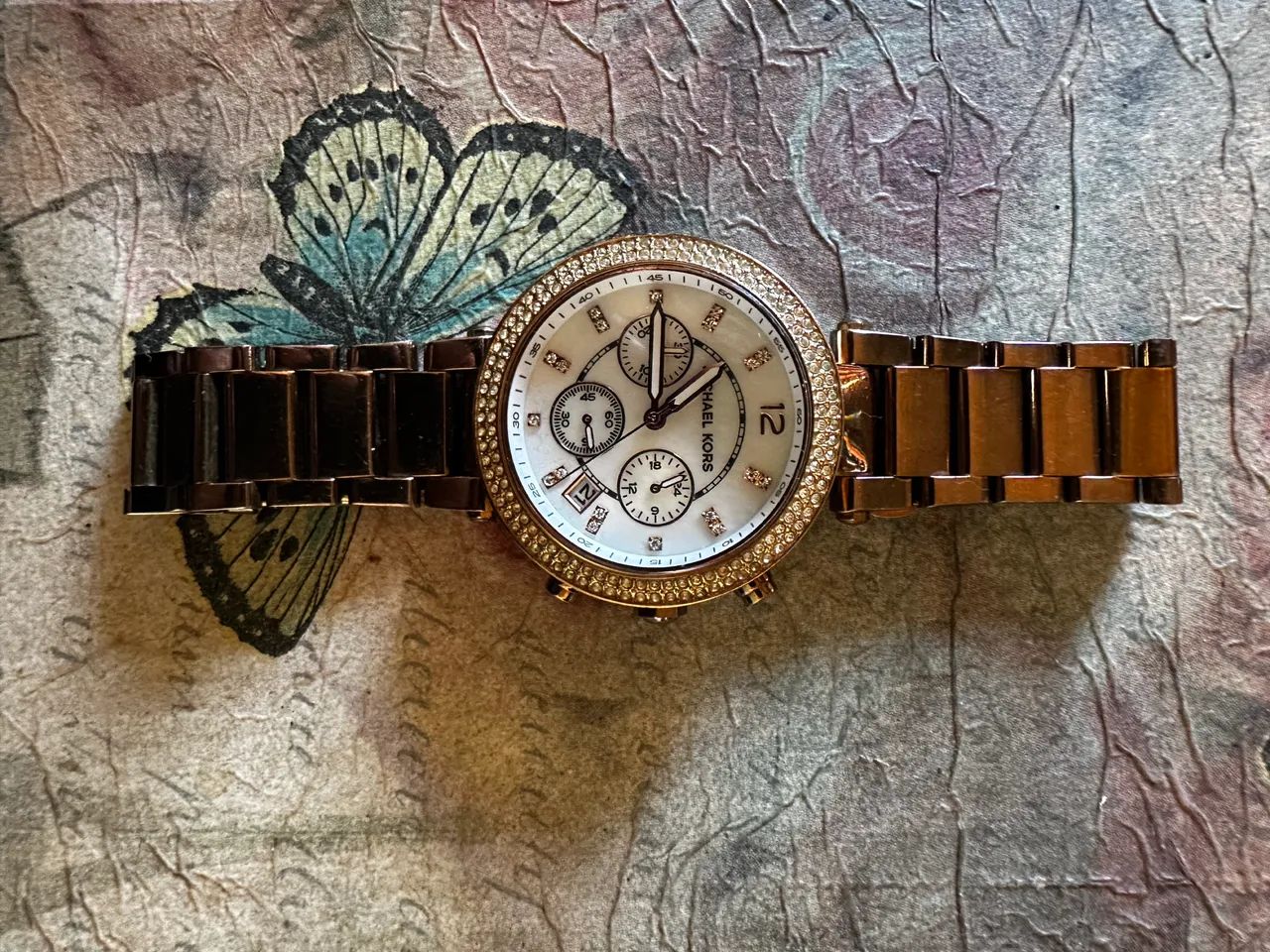 Relógio Michael Kors Cobre com pedras