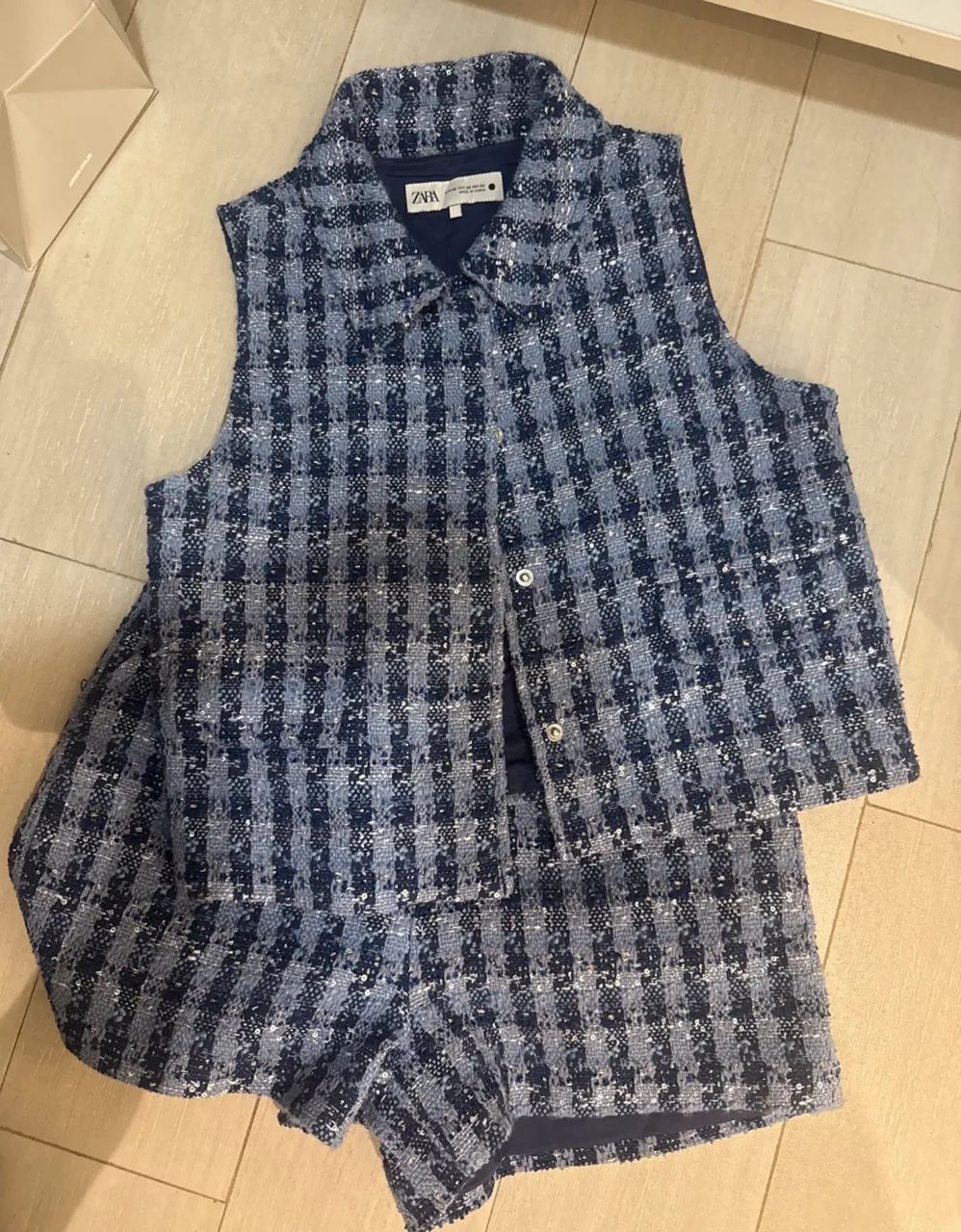 Conjunto tweed Zara - usado 1x
