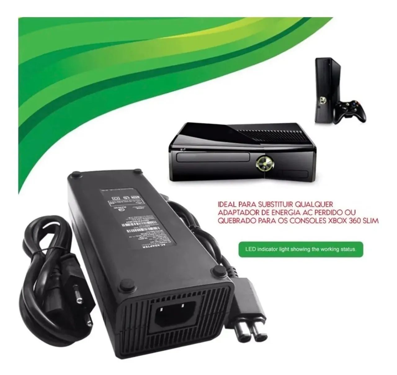 Fonte Xbox 360 Slim Lacrado - Foto 2