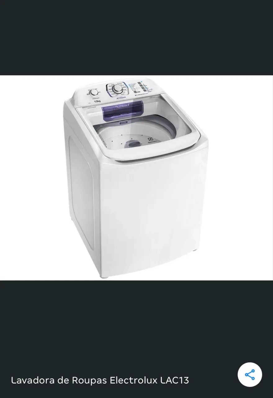 Máquina de Lavar Eletrolux 13Kg LAC13 - 12 Programas - Foto 3