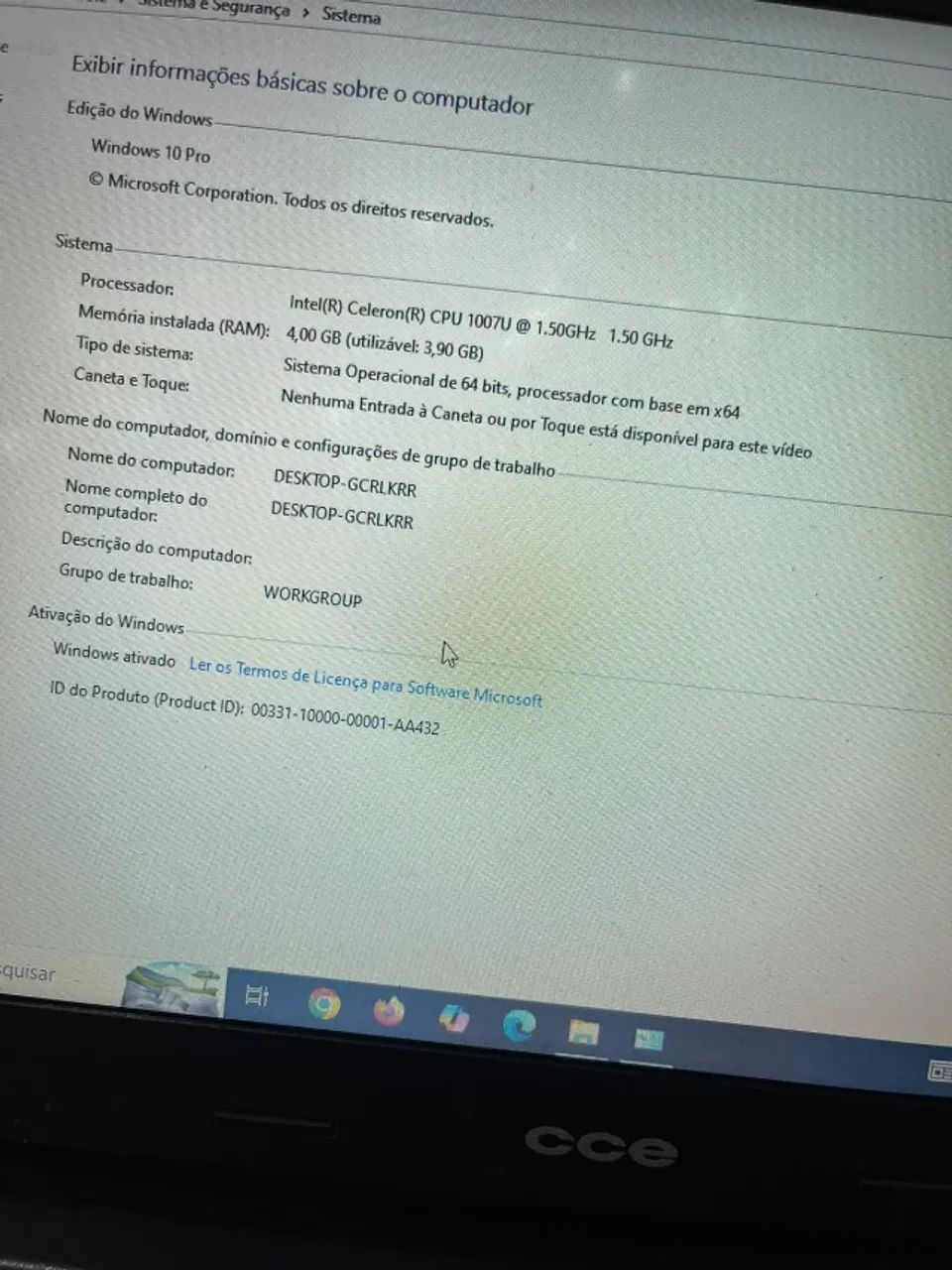Notebook com 4gb e SSD 120gb - Garantia de 3 meses  - Foto 5