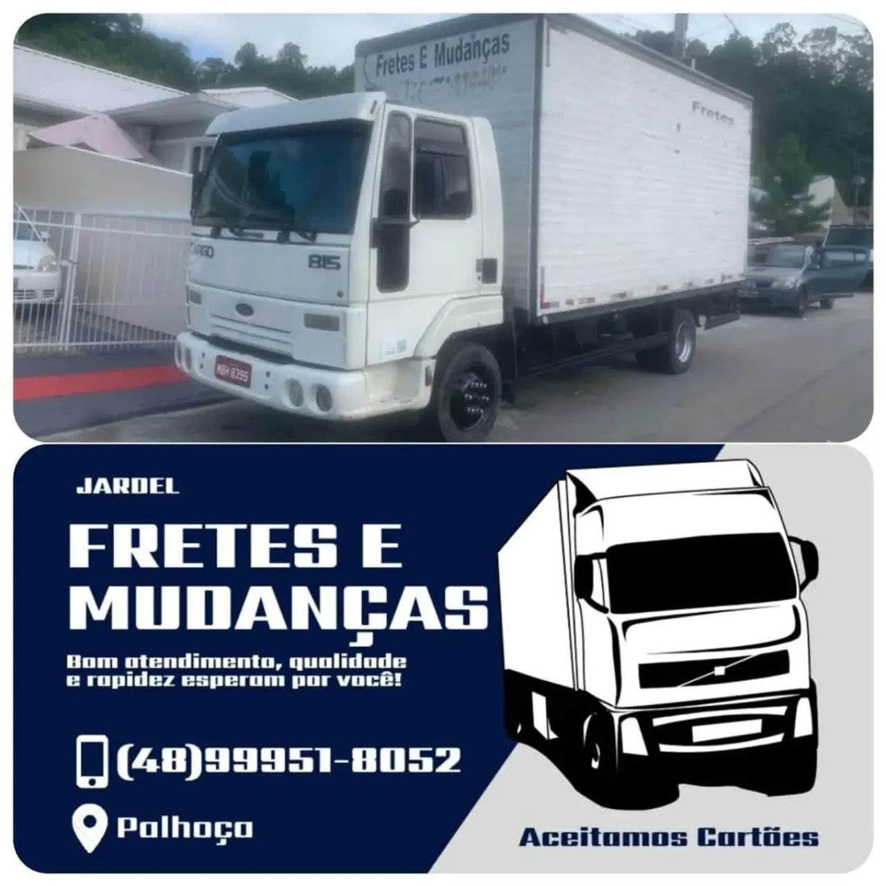 Faço frete e mudança 