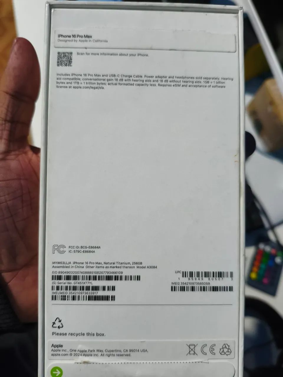 Iphone 16 pro max original (100% bateria) - Foto 5