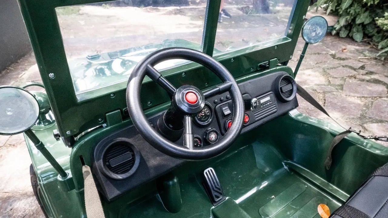 Carrinho Eletrico Jeep Militar  - Foto 4