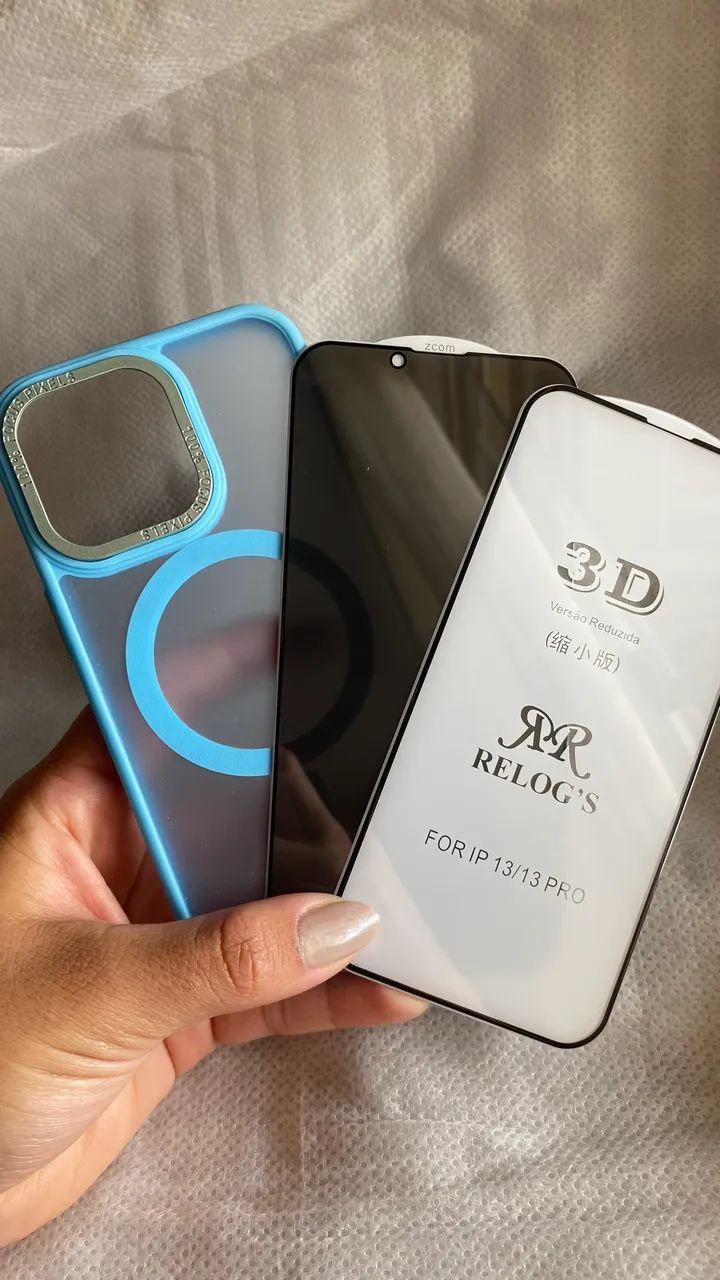 Capas, películas e fones de ouvido 