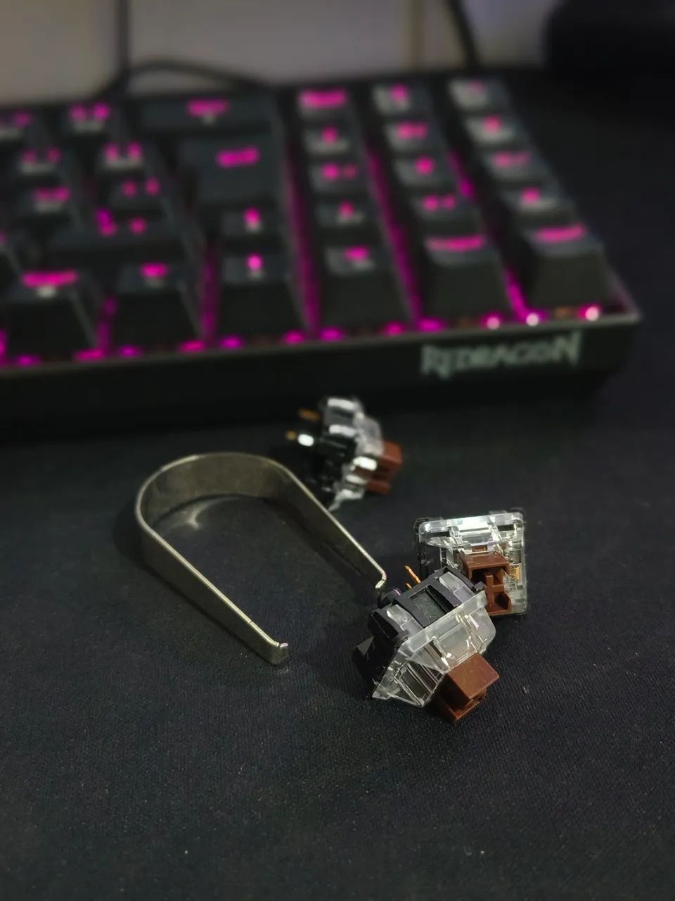 teclado redragon Zed Pro mecânico - Foto 4