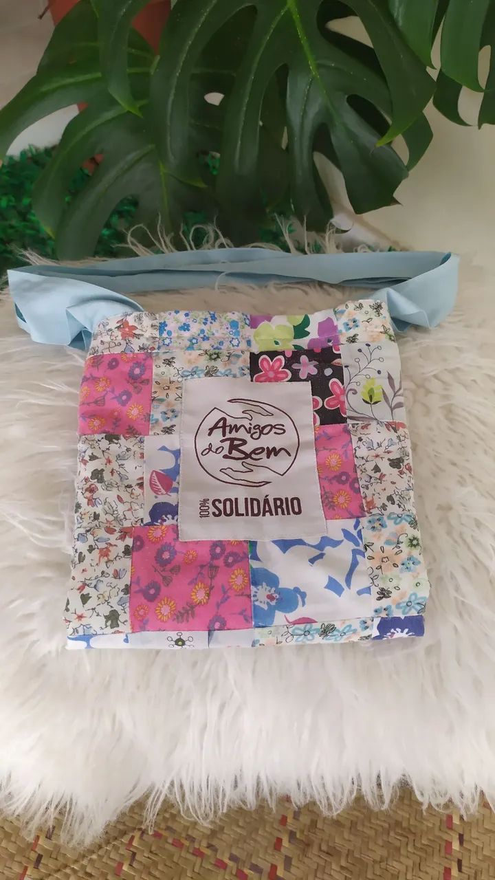 Bolsa de tecido em retalhos  - Foto 2