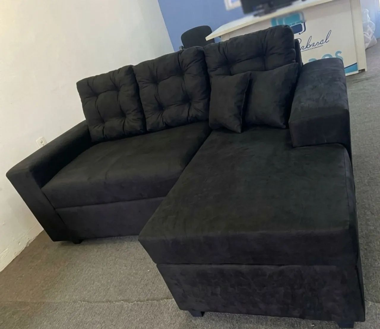 Sofá 03 lugares com chaise  - Foto 3