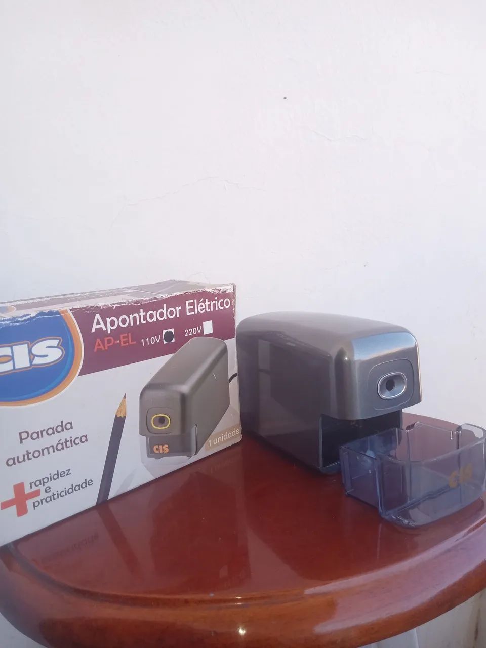 Apontador de lápis elétrico com parada automática Cis  - Foto 3