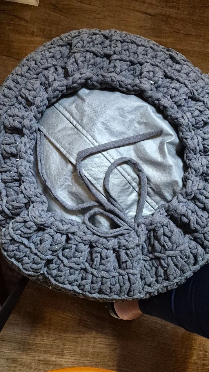 Puff de crochet - Foto 3
