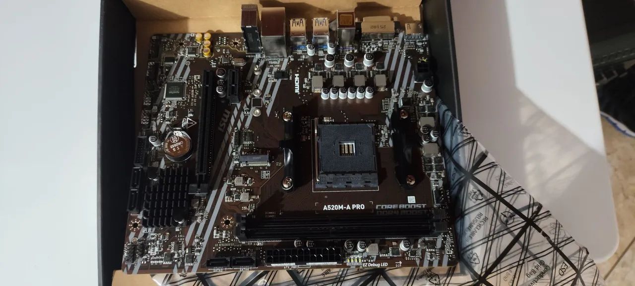 placa mãe a520m pro NOVA - Foto 2