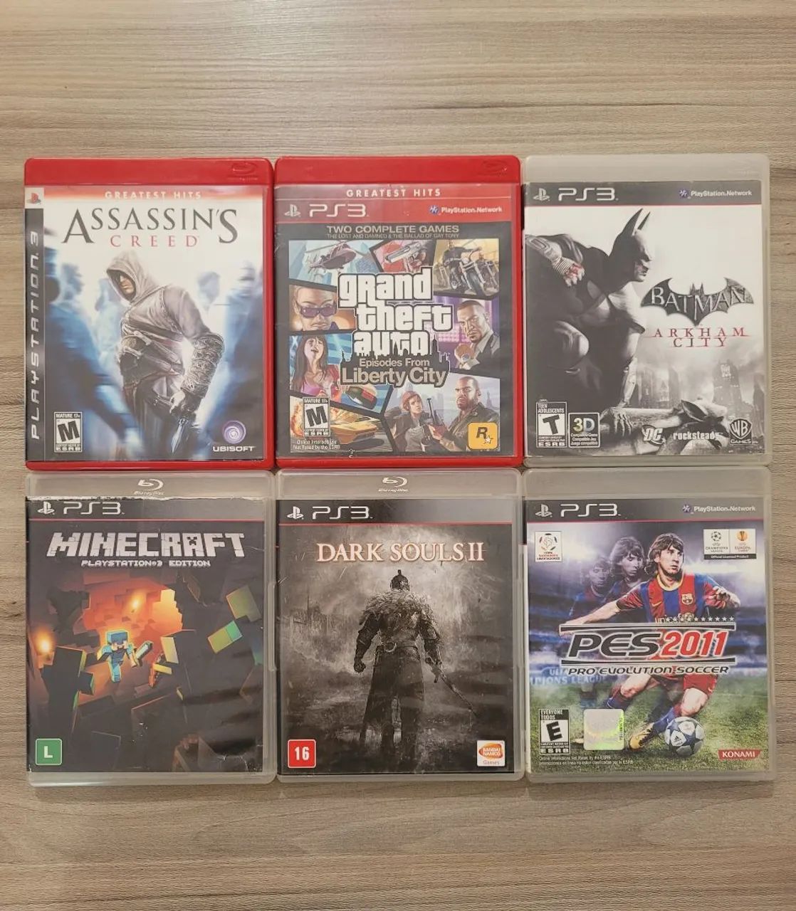 Jogos de PS3 (Mídia física)
