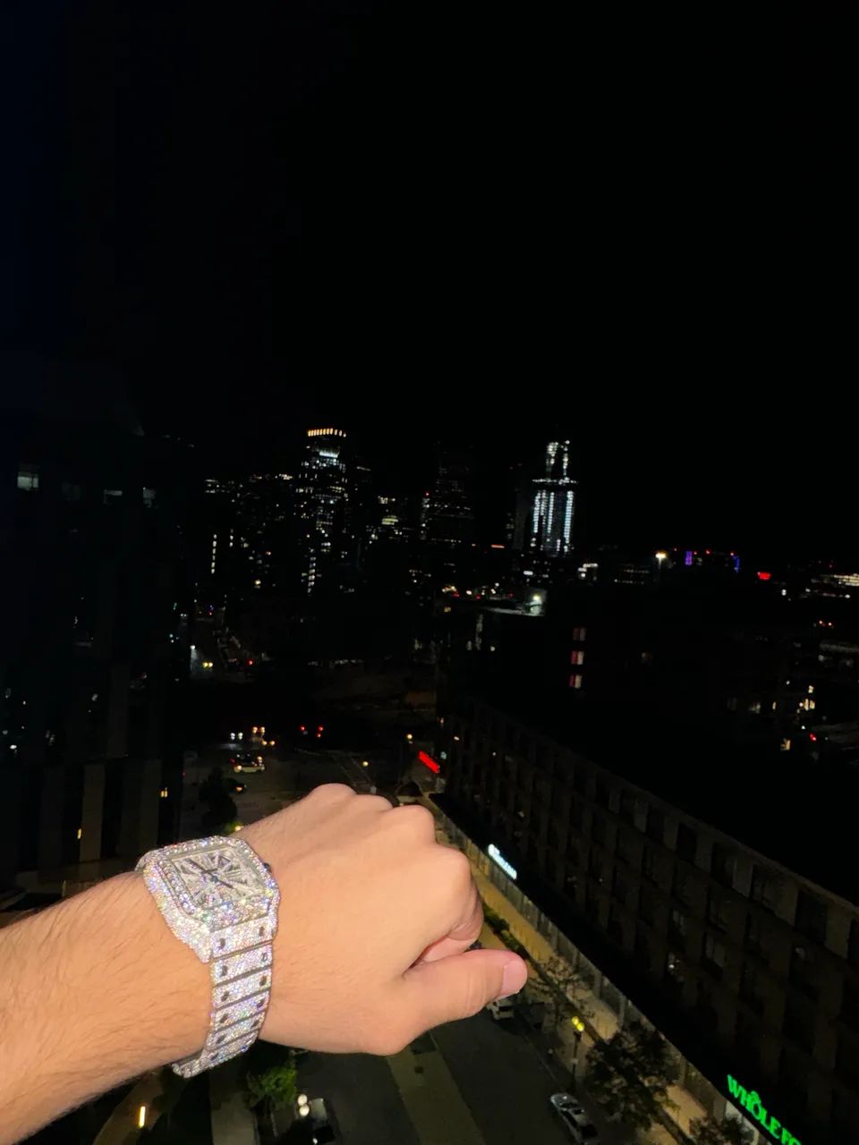 Relógio cartier cravejado full moissanite diamond  - Foto 5