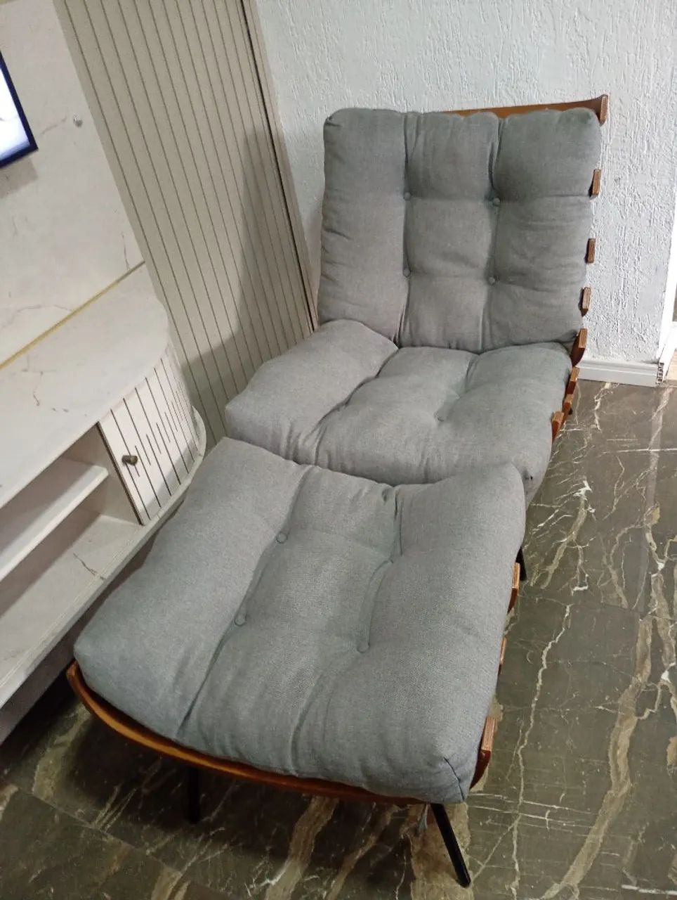 Poltrona costela de linho - Foto 2