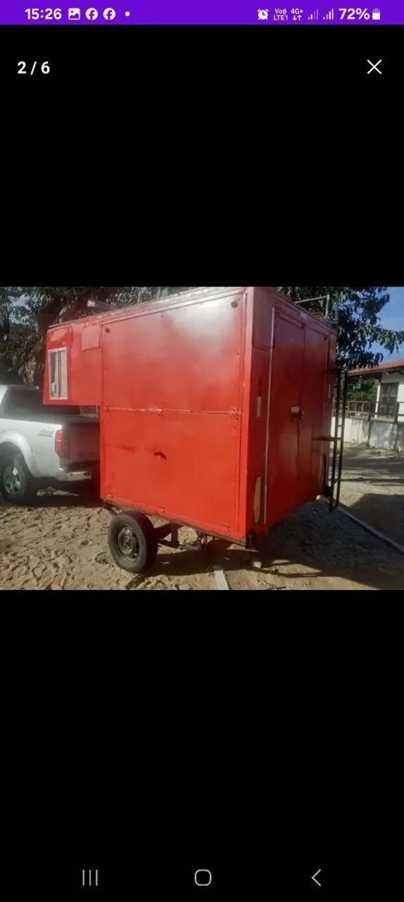 Trailer Emplacado todas profissões e motor casa ( Nunca Usado) - Foto 3