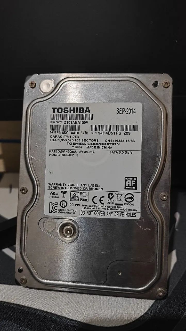 HD 1terabyte 