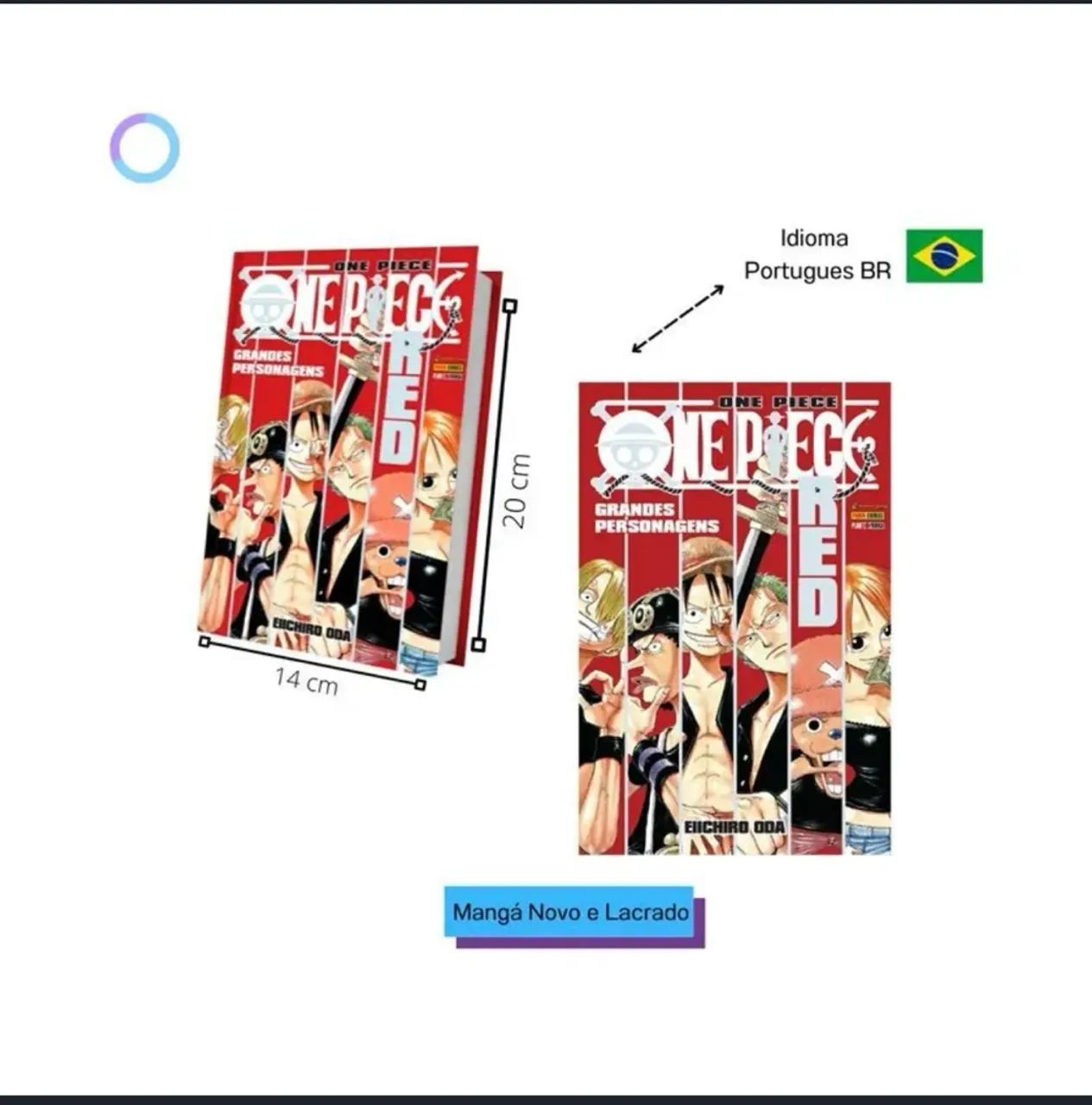 Mangá one piece red (edição com o ingresso) LACRADO! - Livros e